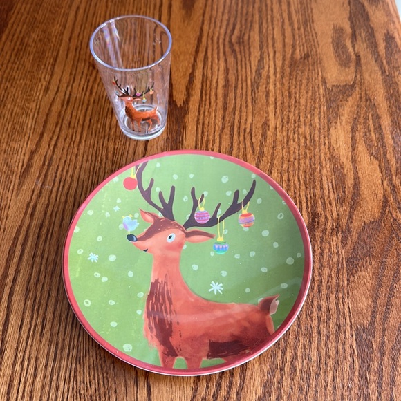 Pottery Barn Kids Christmas plate and cup set - Picture 3 of 5